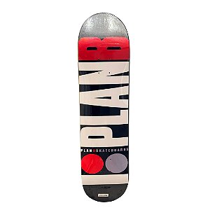 Shape Plan B Logo Red 8.0" Maple