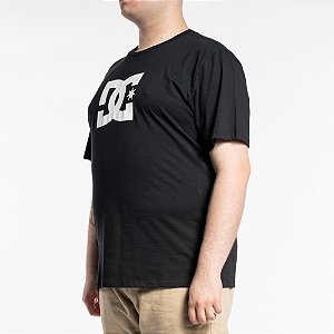 Camiseta Dc Star Classic PLUS SIZE - PRETA ( TAMANHO BIG )