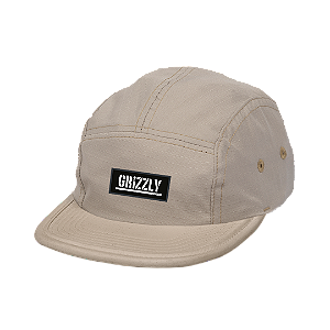 Boné Grizzly 5 Panel Og Stamp Caper Hat - Khaki