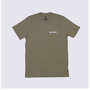 CAMISETA ELEMENT BLAZIN CHEST COLOR VERDE MILITAR