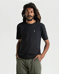 Camiseta Volcom Stone Blanks Preta