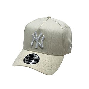 Boné New Era 9FORTY A-Frame MLB New York Yankees - Pink Off White