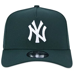 Boné New Era 9FORTY A-Frame Snapback MLB New York Yankees Aba Curva Verde