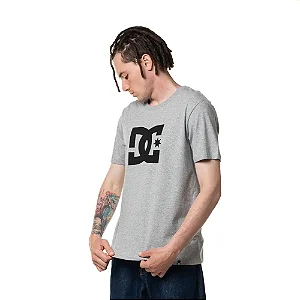 Camiseta Dc Shoes Star - Cinza Mescla
