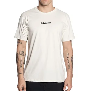 Camiseta Element Blazin Chest Center - Off White