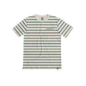 Camiseta Dc Shoes Especial Upstate Stripe One - Areia