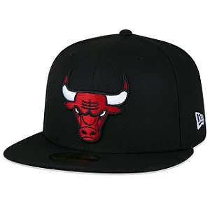 Boné New Era 59FIFTY Aba Reta NBA Chicago Bulls 7 3/8