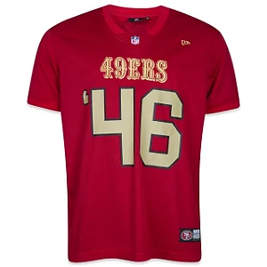 Camiseta New Era Especial Jersey NFL San Francisco 49ers Core