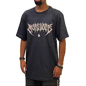 CAMISETA MCD REGULAR MORE CORE CALIGRAFITTI - PRETA