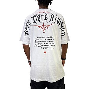 CAMISETA MCD ESPECIAL CALIGRAFITTI LOGO - BRANCA