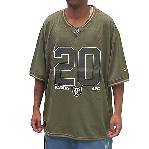 Camiseta New Era Jersey NFL Las Vegas Raiders Camuflada
