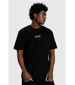 CAMISETA BAW REGULAR CLASSY SPORTY - PRETO