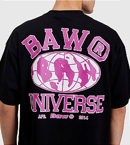 CAMISETA BAW NEW OVERSIZED UNIVERSE - PRETO