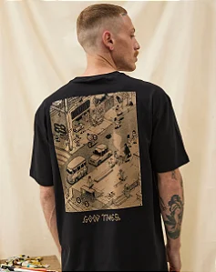 Camiseta Blunt City - Preta