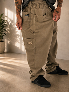 Calça Foton Cotele carpinteiro Kaki
