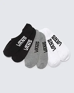 Meia Super No Show 30/35 Black Assorted