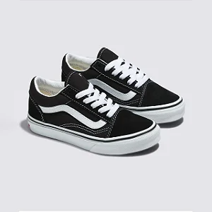 Tênis Vans Old Skool Infantil Black True White