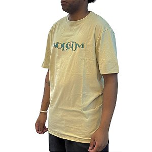 Camiseta Volcom Skidder - Bege