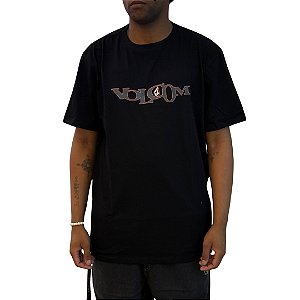 Camiseta Volcom Skidder - Preta