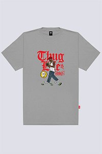 Camiseta Chronic 4325 Thug - Cinza (Tamanho Big)
