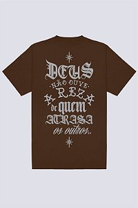 Camiseta Chronic Oversized Reza 4240 - Marrom