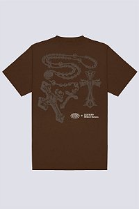Camiseta Chronic Oversized Fé 4243 - Marrom