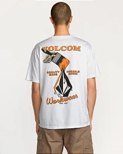 Camiseta Volcon Enamel Tee - Branca