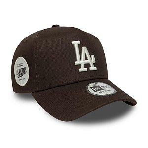 Boné New Era LA Dodgers Patch Brown 9FORTY - IMPORTADO