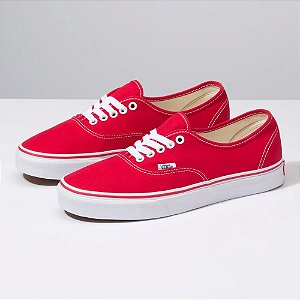 TÊNIS VANS AUTHENTIC CLASSIC RED