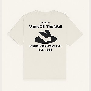 Camiseta Vans elevated v ss Marshmallow