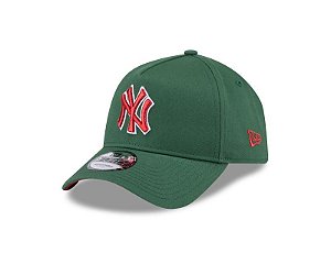 Boné New Era 9FORTY A-FRAME Yankees MLB Verde