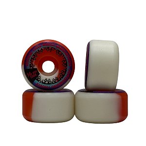 Roda Fomo Vertical Spider 56mm Importada – Mescla Orange/White