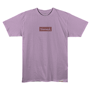Camiseta Diamond Box Logo - Lavander