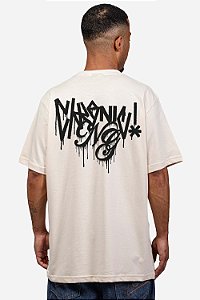 CAMISETA CHRONIC OVERSIZED 4453 Mask - Bege Off