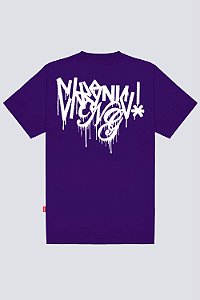 CAMISETA CHRONIC OVERSIZED 4453 Mask - ROXA