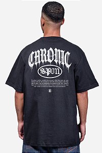 Camiseta Chronic Oversized 4463 - Preta