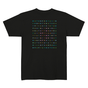 Camiseta Diamond All Over Gems - Black