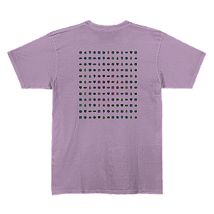 Camiseta Diamond All Over Gems - Lavader