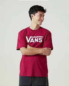 Camiseta Vans ss classic bordeaux