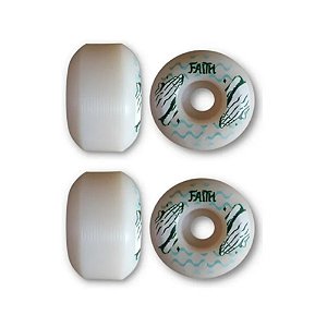 RODA FAITH IMPORTADA LOGO 52MM DUREZA 100A