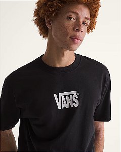 Camiseta Vans Stretch Logo SS Tee - Black