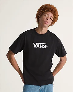 Camiseta Vans Stretch Logo SS Tee - Black