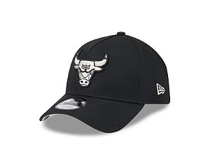 Boné New Era 9FORTY A-FRAME SNAPBACK Chicago Bulls NBA Preto
