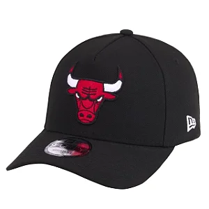 Boné New Era 9FORTY A-Frame Chicago Bulls NBA Preto