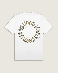 Camiseta Vans manga curta wild circle white