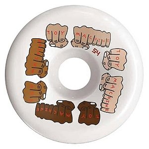 Roda Toy Machine 54mm Fists White 100a - Importada