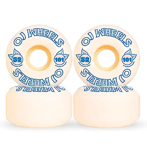 Roda OJ Concentrates Hardline SHR 52MM/101A - Branco