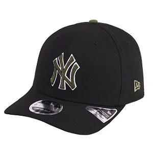 Boné New Era 9SEVENTY Strtch Snap Yankees MLB Preto