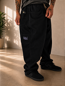 Calça Foton Cotele carpinteiro - Full Black