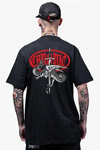 CAMISETA CHRONIC OVERSIZED 4473 - PRETA